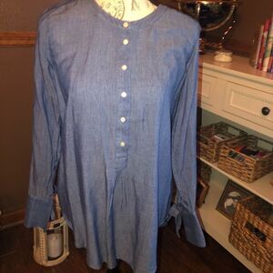 Adorable Chambray Top XS